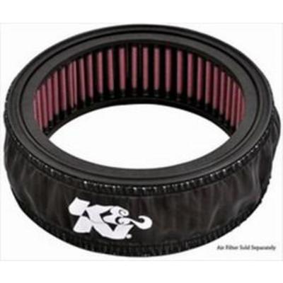 K&N DryCharger Round Straight Filter Wrap (Black) - E-4665DK